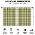thumbnail image 2 of Blackout Kids Curtains,Green Beige Checkerboard Checkered Pattern Childrens Insulated Curtains Set Of 2,Bedroom Essentials,Toddler Room Decor 42"x54", 2 of 5