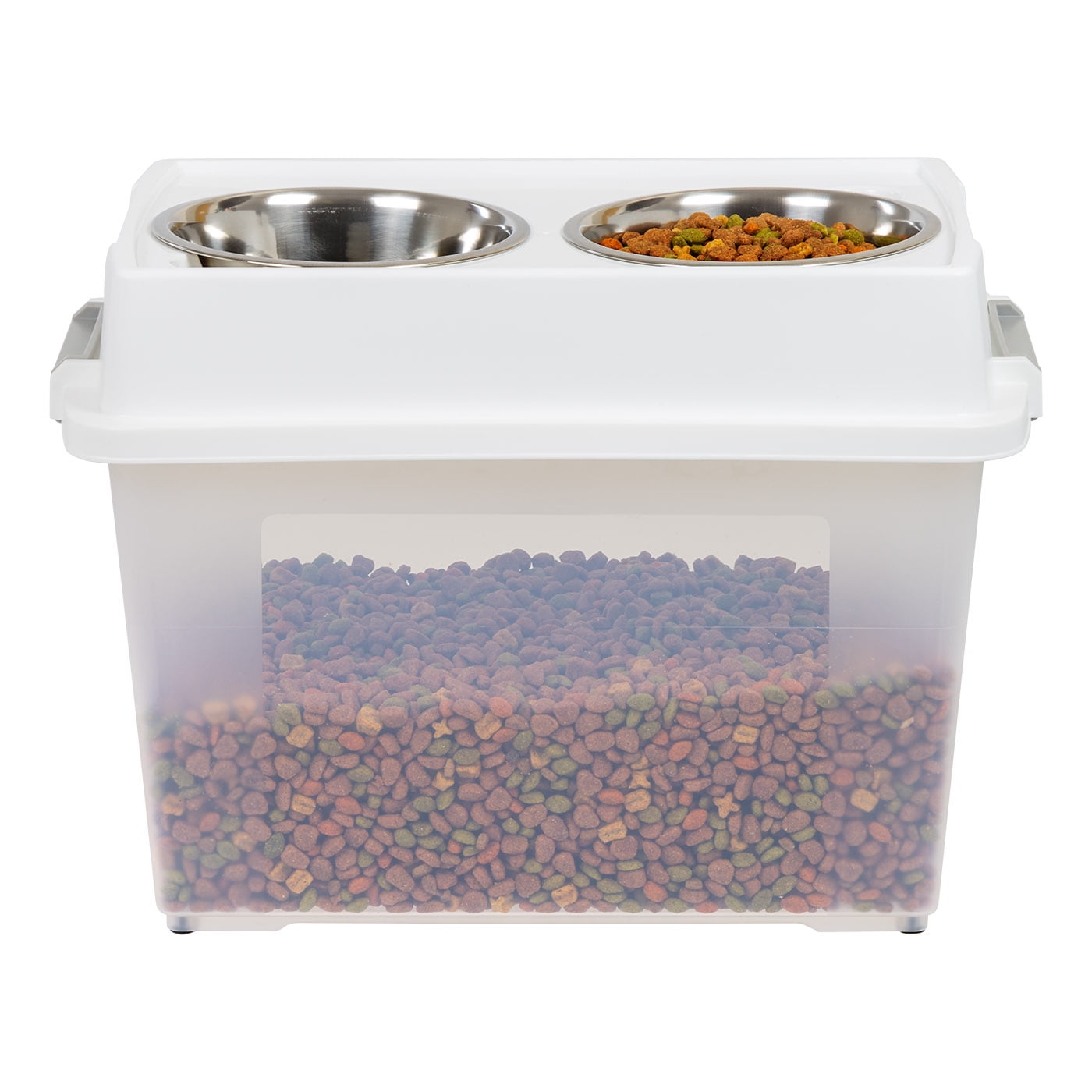 IRIS USA 45 Qt. 11 gal. Airtight Elevated Pet Feeder Storage