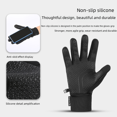 thumbnail image 4 of Guantes de esquí para deportes al aire libre, resistentes al viento y al frío, con pantalla táctil cálida y gruesa para hombre y mujer, para ciclismo, otoño e invierno, 4 of 5
