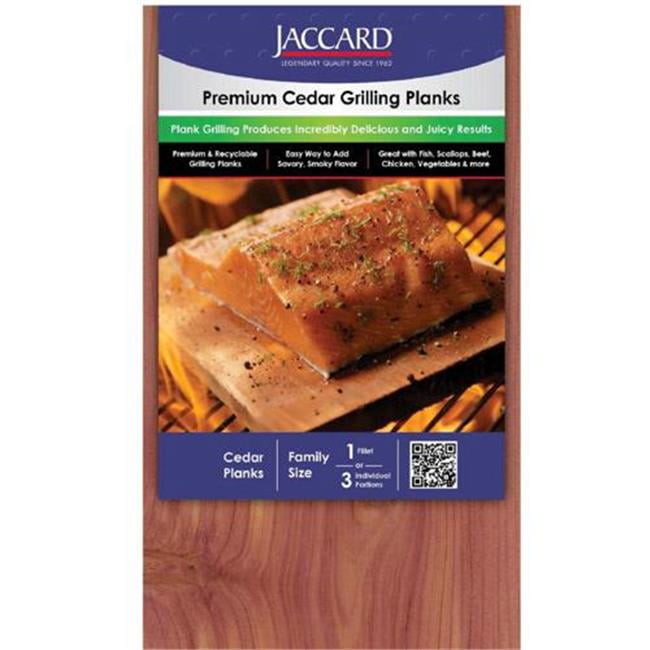 5 Pack Jaccard Premium Cedar Grilling Planks Brown Cedar Wood Small 