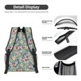 thumbnail image 4 of Yiaed Rose Flowers Print School Backpack College Backpack Daypacks for Students High School Spacious and Durable Daypack for Work and Travel-One Size, 4 of 6