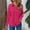 Hot Pink, variant on YODETEY No Boundaries Womens Button Down Shirt, Linen Long Sleeve Pleated Blouses Dressy Casual Collared Tops, Army Green,Women's Plus L