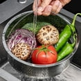 thumbnail image 4 of HLONK Multi-use Vegetable Steamer Stainless Steel Steaming Basket For Vegetable Dumpling, 4 of 10