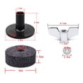 thumbnail image 4 of Fieltro de repuesto para batería 18pcs Accesorios para batería Juego Batería negra Juego de fieltro de repuesto Accesorios para instrumentos musicales Tomshoo Fieltro de repuesto para batería, 4 of 4