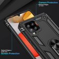 thumbnail image 5 of Samsung Galaxy A42 5G Case, with HD Screen Protector, Dual Guard Protection Series Case with Portable Magnetic Ring Stand for Samsung A42 5G, Black, 5 of 14