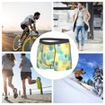 thumbnail image 7 of Men's Boxer Briefs, Pineapples1 A Soft Comfy Mens Underwear Boxer Briefs Breathable With Widen Waist, 7 of 7