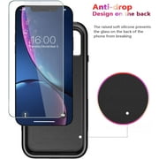Diverbox Compatible for iPhone Xr Case [Shockproof] [Dropproof] [Dust-Proof],Heavy Duty Protection Phone Case Cover for iPhone XR (Black)