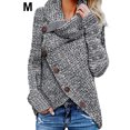 thumbnail image 1 of AIHOME Pull-Over Décontracté à Col Bénitier Ourlet Asymétrique pour Femmes, 1 of 1