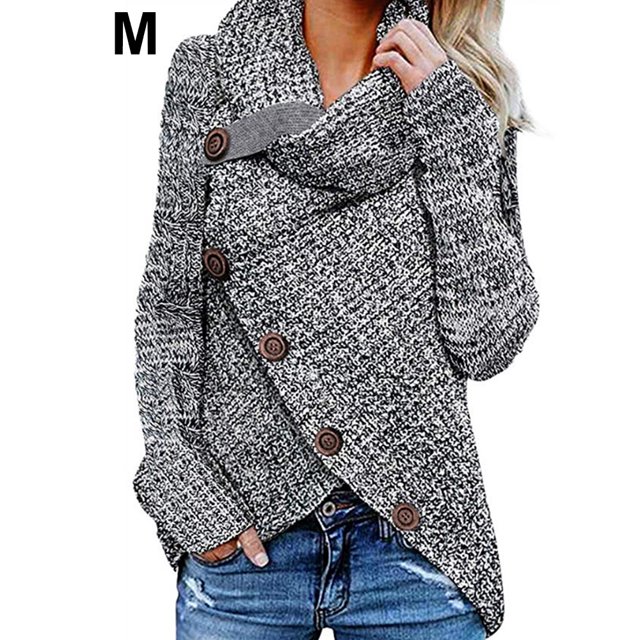 AIHOME Pull-Over Décontracté à Col Bénitier Ourlet Asymétrique pour Femmes