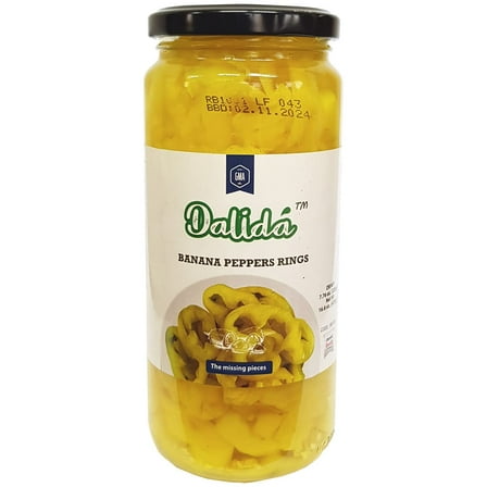 Dalida - Banana Peppers Rings, 16.6 Oz