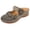 Gray, variant on Women's Wedge Sandals Breathable Perforated Closed Toe Slides Flower Hollow out Casual Summer Platform Shoes Daily Wear Blue Size 9