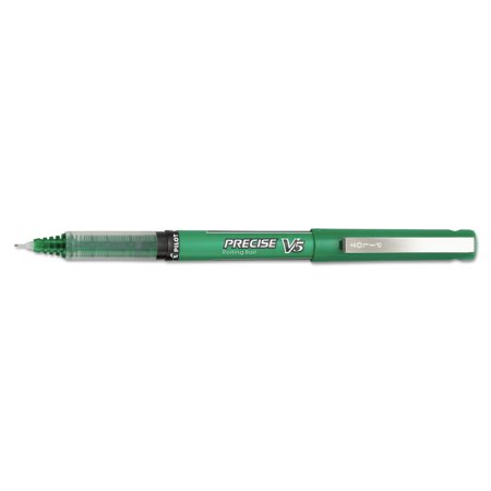 UPC: 0072838251046 | Pilot 25104 Precise V5 0.5 mm Roller Ball Pens – Extra-Fine  Green (Dozen)