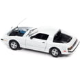 thumbnail image 3 of 1982 Mazda RX-7 White and 1981 Datsun 280ZX Blue and Silver "Import Heat" Set of 2 Cars 1/64 Diecast Model Cars by Johnny Lightning, 3 of 4