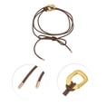 thumbnail image 4 of Unique Bargains 1 Pcs Adjustable Waist Belt Fashion Tie Pattern Adjustable Waist Cord Caramel Brown, 4 of 5
