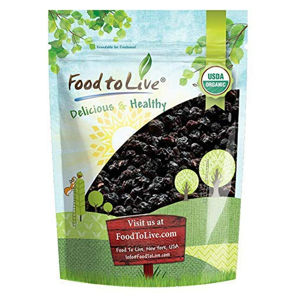 Organic Bing Cherries, 1 Pounds California SunDried Sour Cherries