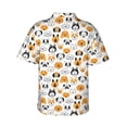 thumbnail image 3 of Haiem Dog Faces Printed Hawaiian Shirt for Men - Men’s Casual Beach Summer Shirts - Stretch Fabric with Modern Fit-XX-Large, 3 of 9