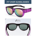 thumbnail image 4 of TINHAO Fit Over Glasses Sunglasses for Women Men, Cat Eye Sunglasses Over Glasses Polarized 100% UV400 Protection, 4 of 7