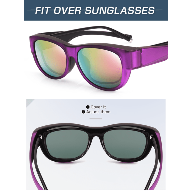 TINHAO Fit Over Cat Eye Polarized Sunglasses photo 3
