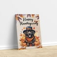 thumbnail image 3 of Happy Thanksgiving Newfoundland Welcome Thankful Fall Autumn Pumpkin Vertical Matte Canvas Poster Newfie Dog Lover Gifts Wall Art Home Decor - 02021, 3 of 5