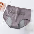 Clearance Under $5! Aueoeo Women's Period Underwear High Waisted 