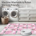 thumbnail image 5 of ODIKA 4'x6' Machine Washable Non-Slip Area Rug, Whimsical Pink Fantasy High Traffic Rug, Pink, 13455, 5 of 7
