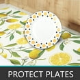 thumbnail image 6 of Lemon Kitchen Rugs Set 2 Pieces Anti Fatigue Waterproof Stain Resistant Floor Rug Runner Non Slip Wipe Clean Cushioned Floor Mat, 17"x27.5"+17"x47",White, 6 of 6