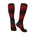 thumbnail image 4 of Balery Red Geometric Printed Novelty Socks Men's Women's Crew Socks Sports Socks Knee High Socks Cotton Socks Quirky and Cool Socks, 4 of 9