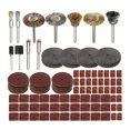 thumbnail image 1 of MasteelfCA 151Pcs Electric Grinder Sand Wheel Polishing Tool Sand Ring Set Grinder Accessories Assorted Color, 1 of 7