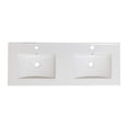 thumbnail image 2 of American Imaginations 59-in. W 1 Hole Ceramic Top Set In White Color - Drain Incl. AI-32818, 2 of 9