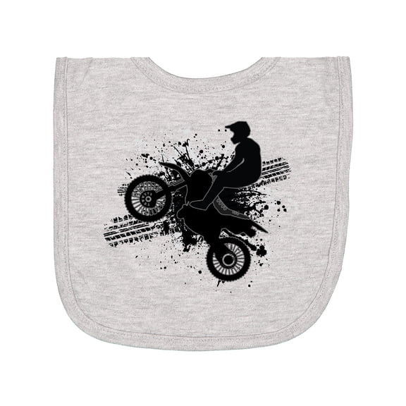 Inktastic Motocross Dirt Biking Bmx Newborn Bib
