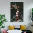 thumbnail image 6 of Hakeem Olajuwon Canvas Poster Print Photo Art Painting Canvas Poster Home Decorative Bedroom Modern Decor Posters Gifts 12x18inch(30x45cm), 6 of 6