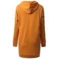thumbnail image 3 of MixMatchy Women's Casual Oversized Long Sleeve Fleece Hoodie Sweatshirts Loose Hooded Pullover Tunic (S~3X), 3 of 5