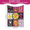 thumbnail image 3 of Softball Blanket Softball Gift for Girls, Flannel Soft Warm Plush Sport Softball Pink Throw Blanket for Girls Boys Teens Kids Softball Lovers All Season Couch Sofa Bed Living Room Decor(50"x60"), 3 of 8