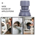 thumbnail image 3 of SEWCHICS 4Pcs Grey Washing Machine Footrest Anti Vibration Pads with Nonslip Durable Plastic, 3 of 6