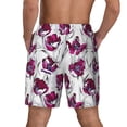 thumbnail image 4 of Goofa Tulips Flowers Printed Men's Swim Trunks Board Shorts Quick Dry Mens Swimming Trunks with Compression Liner,Breathable Fit Hawaii Beach Shorts-Small, 4 of 9