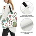thumbnail image 3 of Balery Frog and Forest Plants Bolsa Tote Estilo Estético con Cremalleras, Bolsa de Hombro, Bolsa de Compras Grande y Plegable, 3 of 8