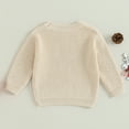 thumbnail image 6 of Toddler Baby Girl Boy Christmas Sweaters Knit Long Sleeve Crewneck Warm Pullover Sweatshirt Tops Cute Fall Winter Clothes, 6 of 7