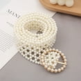 thumbnail image 3 of OULII 1Pcs Girls Dress Belt Fashion Style With Round Buckle Decoration, 3 of 7