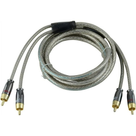 Quad Shield Platinum Interconnects RCA Cables 1.5 ft.