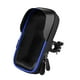 thumbnail image 3 of Soporte para teléfono de bicicleta, bolsa para ciclismo, pantalla táctil giratoria con funda para lluvia, bolsa impermeable para manillar de teléfono azul y negro, 3 of 8