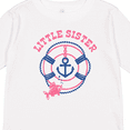 thumbnail image 4 of Inktastic Nautical Little Sister Girls Long Sleeve Toddler T-Shirt, 4 of 5