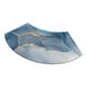 thumbnail image 1 of Alfombra de baño curva, alfombra de ducha, alfombra de baño con forma de , alfombra de baño absorbente de agua, alfombra de baño para bañera, Oro azul, 1 of 9