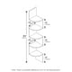 thumbnail image 2 of Estante de esquina Furinno Rossi, 5 niveles, soporte de pared flotante, blanco, 2 of 6
