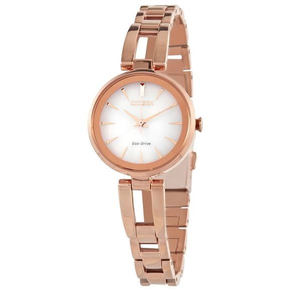 Women's Citizen Rose Gold Tone Stainless Steel Dress Watch EM0639-81A