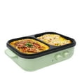 thumbnail image 6 of 2 in 1 Electric Hot Pot and Grill – 1300W Korean BBQ Grill & Shabu Shabu Pot with Independent Dual Zone Control, Non-Stick Smokeless Indoor Cooker for 1-3 People, Green, 6 of 7