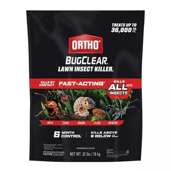 Ortho BugClear Lawn Insect Killer, 22 Pounds