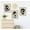 Natural, variant on Kate and Laurel Sylvie Retro Midcentury Modern Abstract Graphic Shapes Framed Canvas Wall Art Set by The Creative Bunch Studio, 3 Piece Set Black
