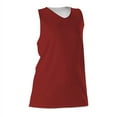 thumbnail image 4 of Alleson Athletic Women's Reversible Racerback Tank 506CRW Navy/ White XS, 4 of 7