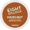 Eight O'Clock Coffee Hazelnut, Single-Serve Keurig K-Cup Pods, Flavored Medium Roast Coffee, 96 Count