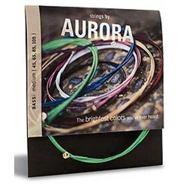 Aurora Nitro .ORG.E10-46 Premium Électrique 10-46 Jauge Cordes de Guitare Lumière- Nitro Orange